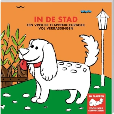 Afbeelding van Flappenkleurboek In de stad (Hardback)