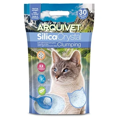 Afbeelding van Arquivet Kattenbakvulling Silica Crystal Clumping 3,8 l