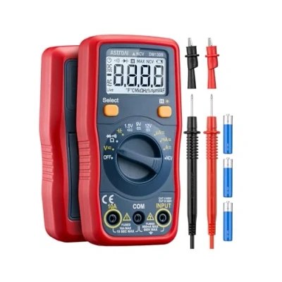 Afbeelding van AstroAI 130B 4000 count digitale multimeter, professionele voltmeter, tester, meter voor AC/DC stroom, spanning, weerstand, continuïteit en testdiodes
