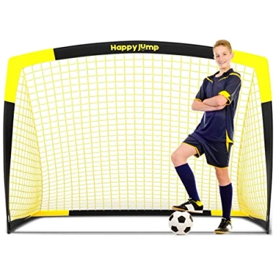 Afbeelding van Happy Jump 5&#039;x3&#039;6&quot; Voetbaldoel Pop up Achtertuin voor kinderen