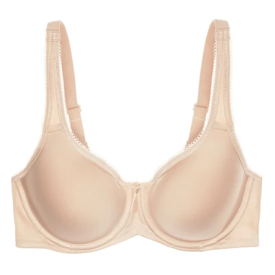 Afbeelding van Wacoal Basic Beauty Full Figure Underwire Bra Beige polyamide E 95 Dames