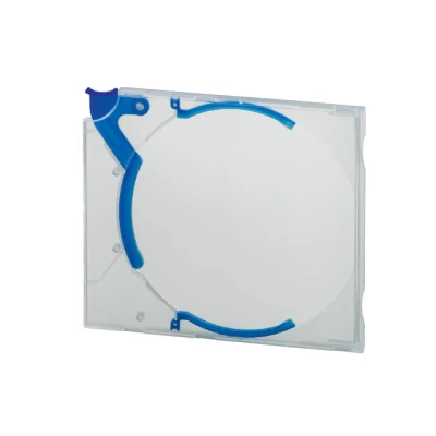 Afbeelding van Cd opbergbox Quickflip standaard blauw 5stuks