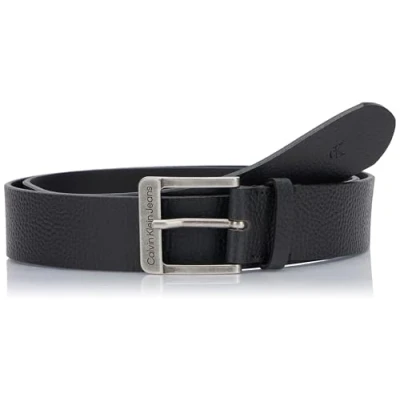 Afbeelding van Calvin Klein Jeans Heren klassieke NOS LTHR riem 40MM K50K512608 vast, Zwart (zwart), 115, 115