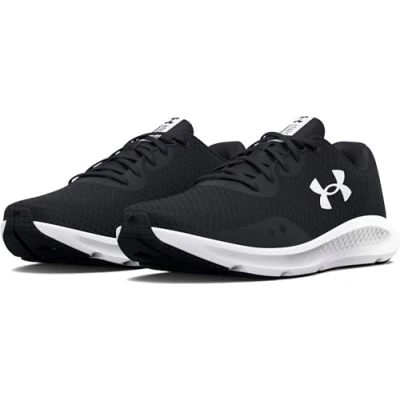 Afbeelding van Under Armour Charged Pursuit 3 hardloopschoenen zwart/wit