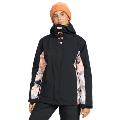 Afbeelding van Roxy Galaxy JK Snowboardjas, Dames, Maat: Medium, Peach pink big dreamy picture