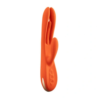 Afbeelding van HoneyPlayBox Terri App controlled Kinky Finger Tapping Rabbit Vibrator Orange