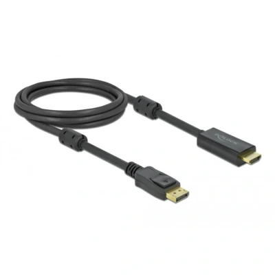 Afbeelding van Delock Actieve DisplayPort 1.2 naar HDMI kabel 4K 60 Hz 2 m