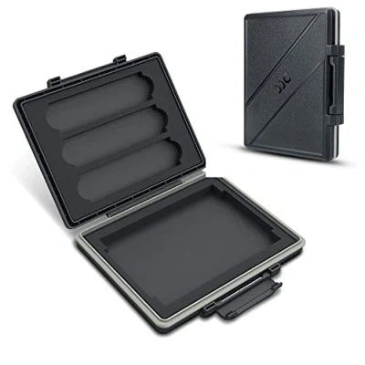 Afbeelding van JJC Draagbare SSD beschermhoes opbergdoos waterbestendig voor 2,5 inch interne Solid State Drive x1 + NVMe M.2 2280/2260/2242/2240/2230 (SSD) x3