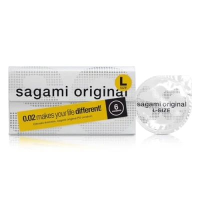 Afbeelding van Sagami Original latexvrij condooms L size 6 stuks