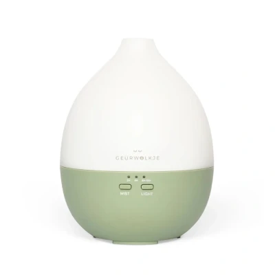 Afbeelding van Nimbus Geurwolkje® Diffuser groen 200 ML Geurverspreider Luchtbevochtiger Vernevelaar Nachtlampje