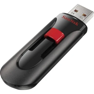 Afbeelding van SanDisk Cruzer Glide USB Flashdrive 128 GB (Ontwerp Met Intrekbare Connector, Snelle Bestandsoverdracht Via Slepen En Neerzetten, SecureAccess Software)