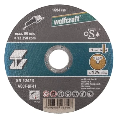 Afbeelding van Wolfcraft Doorslijpschijf Extra Dun Voor Metaal Ø 115 mm