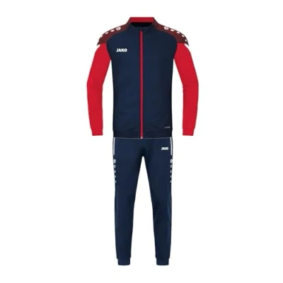 Afbeelding van JAKO Prestatietrainingspak Van Polyester, Uniseks Kind, Marine/Rood, 164