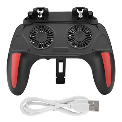 Afbeelding van Mobile Game Controller, PUBG Controller Gaming Grip Smartphone Gamepad Phone met Dual Cooling Fans(2500mah)