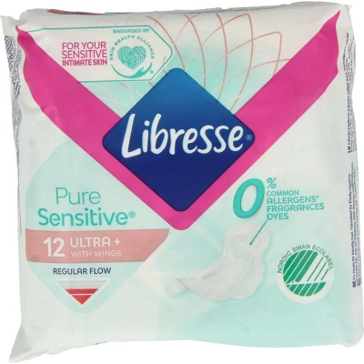 Afbeelding van Libresse Maandverband pursens ultra normaal 12 stuks