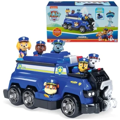 Afbeelding van PAW Patrol Team Cruiser, Large Scale Vehicle with Exclusive Chase, Marshall, Skye, Rubble, Rocky &amp; Zuma Action Figures, Toys for Boys Girls Ages 3+