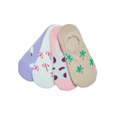 Afbeelding van Urban Classics 4 PACK Enkelsokken, Heren, Maat: 43 46, Multicolor
