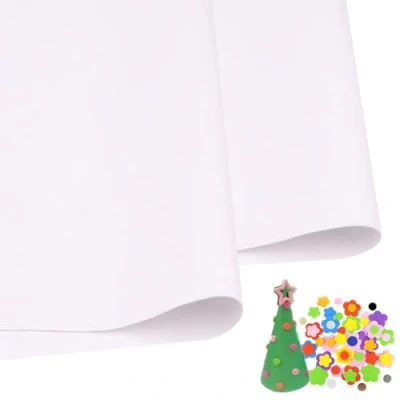 Afbeelding van 2 Stks Witte EVA Foam Vellen Cosplay 1mm Dikke 50x50Cm Papieren voor Kunst Ambachten DIY Project