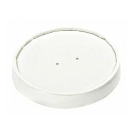 Afbeelding van Klika Deksel Karton + PE rond Ø98mm wit 500 stuks