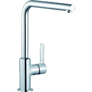 Afbeelding van Kludi l line s 1 gats keukenkraan chroom 408030575