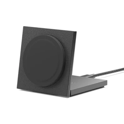 Afbeelding van Native Union Rise Draadloze oplader Qi2 gecertificeerd &amp; MagSafe compatibel Opvouwbare pad stand voor iPhone 16/15/14/13 Qi apparaten Tot 15W snel laden (Zwart)