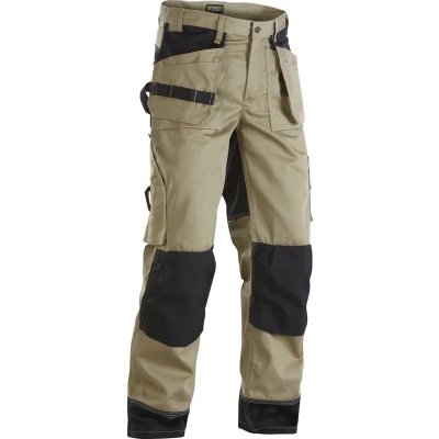 Afbeelding van Blaklader Werkbroeken met kniestukken Khaki/Zwart C44