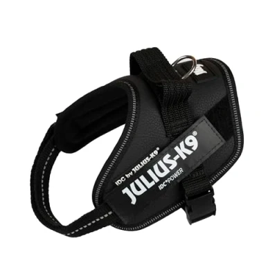 Afbeelding van IDC Powerharness, Size: Mini Mini/XS, Black Faux Leather