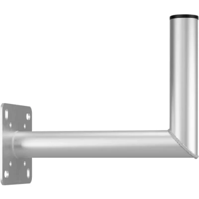 Afbeelding van goobay 60503 satellietwandhouder met boring voor balkonhouder / houder satellietschotel tot max. 85cm masthouder hoekhouder wandsteun antennehouder 350mm wandafstand