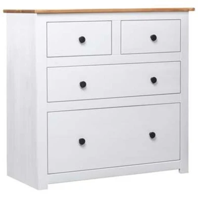 Afbeelding van Dressoir Panama Range 80x40x83 cm grenenhout wit
