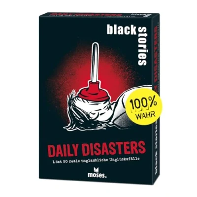 Afbeelding van black stories Daily Disasters: Löst 50 reale unglaubliche Unglücksfälle