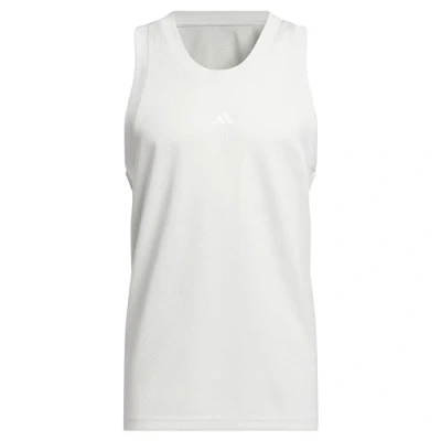 Afbeelding van adidas Performance Legends TANK Top Orbit grey white, Heren, Maat: Small, white