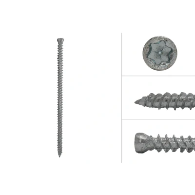 Afbeelding van Kozijnschroeven Cilinderkop verzinkt 7.5 x 152 mm 100 Stuks