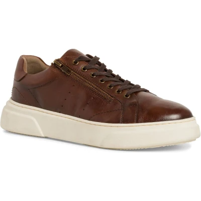Afbeelding van Marco Tozzi Sneakers laag, Heren, Maat: 40, Cognac Leer