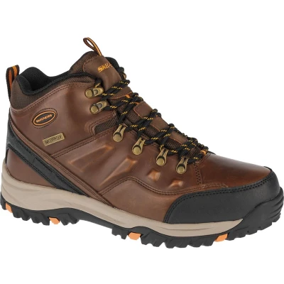 Afbeelding van Skechers Relment Traven heren Klassieke laarzen High Rise Wandelen ,DONKERBRUIN,44 EU