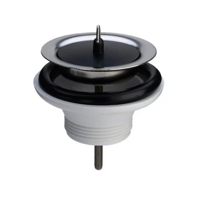 Afbeelding van Viega afvoerplug met stop 1.1/2&quot; x Ø 80 mm H= 40 rvs/wit