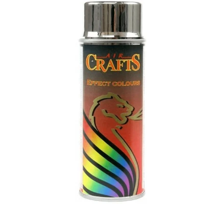 Afbeelding van air crafts zilver chroom effect 241.0010.0 400 ml