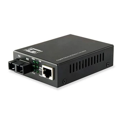 Afbeelding van LevelOne GVT 2002 netwerk media converter 1000 Mbit/s 1310 nm Single mode Zwart