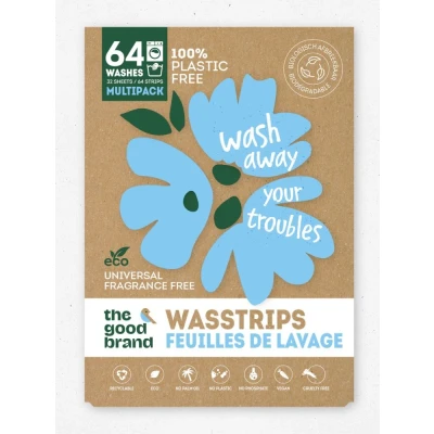 Afbeelding van The Good Brand Wasstrips Parfumvrij 64 Stuks