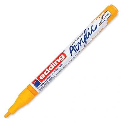 Afbeelding van edding 5300 Acrylic Marker zonnegeel 1 ST 2mm / 4 5300906