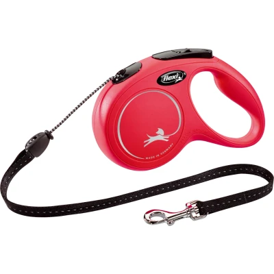Afbeelding van Flexi Rollijn Classic Cord Rood M 5 MTR (218144)