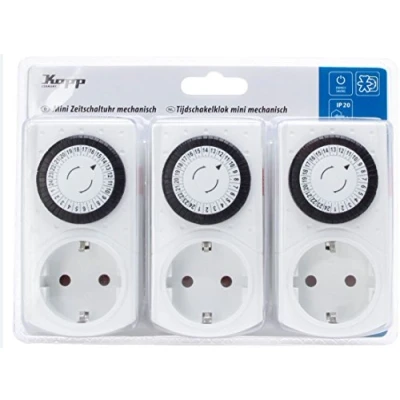 Afbeelding van Kopp tijdschakelklok mechanisch 3 pack compact
