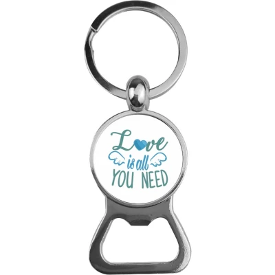 Afbeelding van Bieropener Glas Love Is All You Need