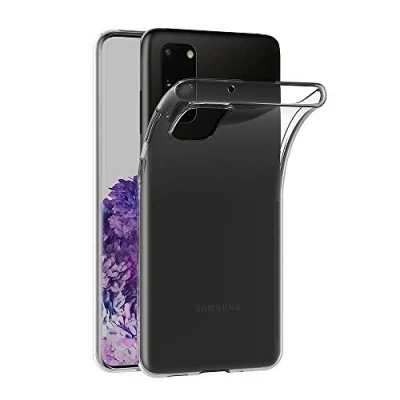Afbeelding van AICEK Hoesje compatibel voor Samsung Galaxy S20, transparante siliconen hoes S20 Bumper Covers Clear Case (6,2 inch)