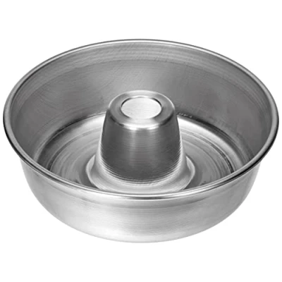 Afbeelding van Habi aluminium donutpan, grijs, 18 x 6 cm