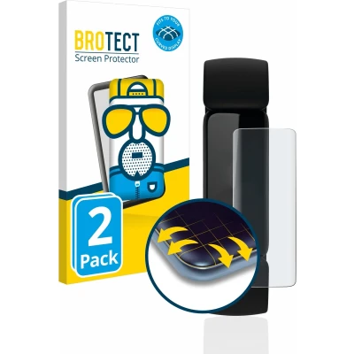 Afbeelding van BROTECT Full Cover Antireflecterende Screen Protector voor Fitbit Inspire 2 (2 Stuks) Schermbeschermer, Anti Glare Protector, Mat