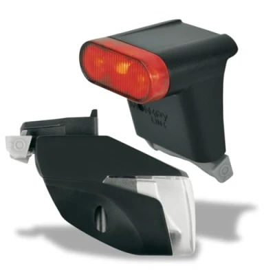 Afbeelding van MonkeyLink ML Light Set Connect 100 Lux verlichtingsset voor e bikes, zwart, eenheidsmaat