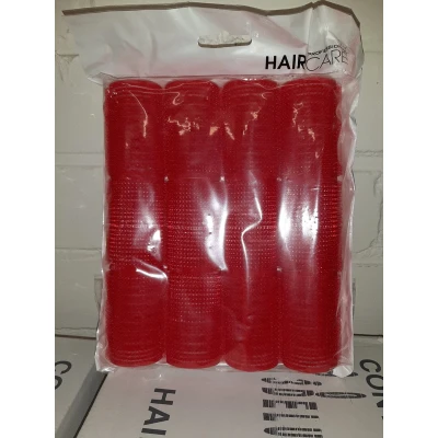 Afbeelding van Xanitalia zelfklevende rollers 36mm Rood 12stuks
