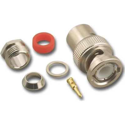 Afbeelding van BNC (m) soldeerbare connector 50 Ohm voor 8 mm kabel