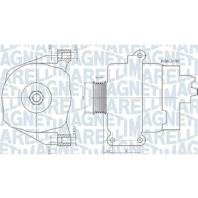 Afbeelding van Magneti Marelli Alternator/Dynamo 063731766010