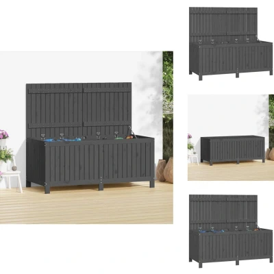 Afbeelding van Tuinbox 115X49X60 cm Massief grenenhout Honingbruin 147 x 68 64 / Grijs